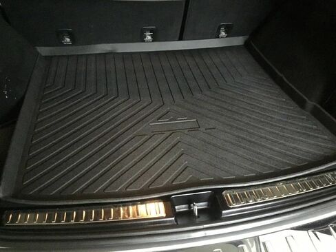 Cargo Liner - Trunk Mat for Mercedes-Benz GLE-Class 2016-2019 – Weather-Resistant Trunk Mats for Cars with Raised Lip – Non-Slip Car Trunk Mat Rubber – Laser Pre-Cut Design in Saudi Arabia