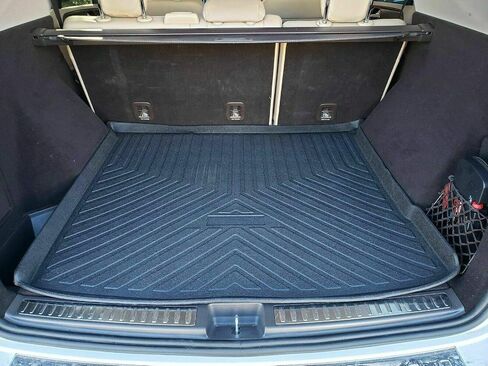 Cargo Liner - Trunk Mat for Mercedes-Benz GLE-Class 2016-2019 – Weather-Resistant Trunk Mats for Cars with Raised Lip – Non-Slip Car Trunk Mat Rubber – Laser Pre-Cut Design in Saudi Arabia