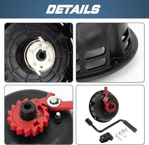 PSLER Hand Crank Starter - Easy Quick Fast Pull Start Recoil Starter Assembly, Fits for 212 Predator 212CC CT200U 200CC B200R Mini Bike Go Kart in Saudi Arabia