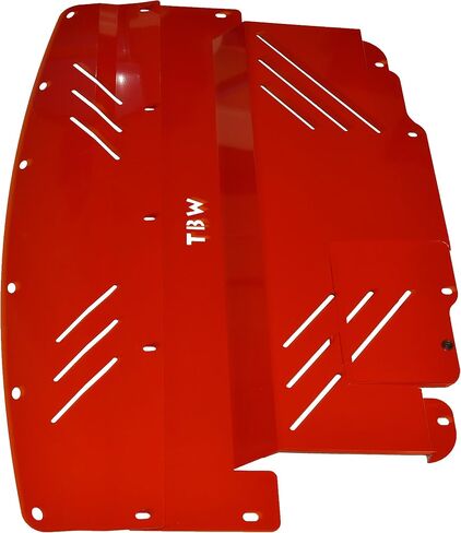 RED TBW Aluminum Under Tray for RWD Infiniti G37 & Nissan 370Z - Engine Skid Plate in Saudi Arabia