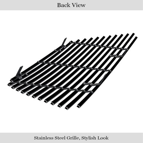 APS Compatible with Honda Odyssey 2005-2007 Main Upper Stainless Steel Black 8x6 Horizontal Billet Front Grill Grille Insert H87119J in Saudi Arabia