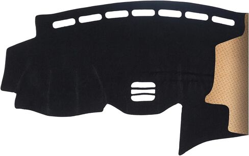 Upgrade New Materials Flannel Dashboard Cover Fit for 2004-2009 Lexus RX330 Effective Anti Glare, Reduce Reflection, Sun Protection, Dust Proof, Moisture Absorption UV-Proof -Pattern Black in Saudi Arabia