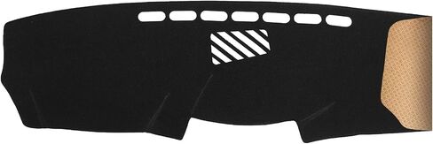 Upgrade New Materials Flannel Dashboard Cover Fit for 2004-2009 Lexus RX330 Effective Anti Glare, Reduce Reflection, Sun Protection, Dust Proof, Moisture Absorption UV-Proof -Pattern Black in Saudi Arabia
