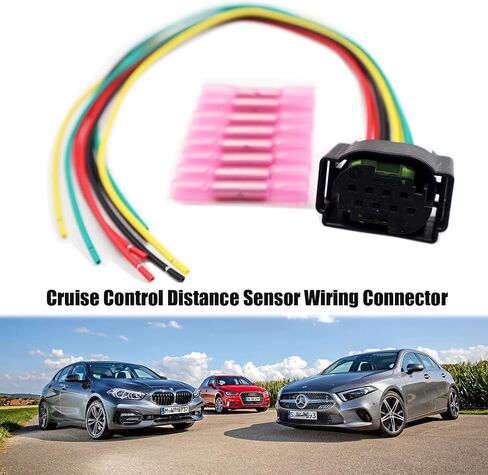 موصل أسلاك مستشعر المسافة للتحكم في السرعة متوافق مع مقبس توصيل ضفيرة VW Audi Mercedes-Benz 8-Port/Wire 1-1418552-1 4F0-972-708 1-1534229-1 in Saudi Arabia