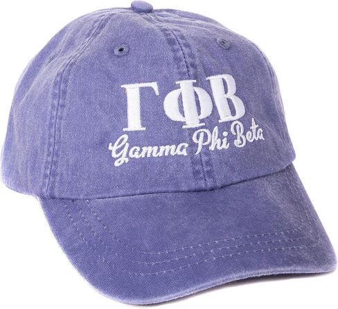 قبعة بيسبول Desert Cactus Gamma Phi Beta Sorority - قبعة مطرزة GPhi GPhiB قابلة للتعديل مع خط يوناني ومخطوط (S) in Saudi Arabia