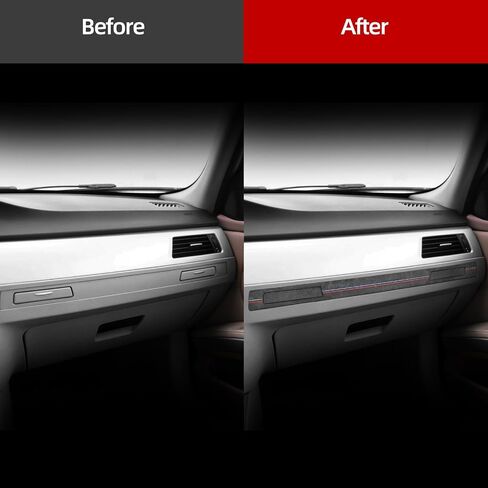 Betterhumz Car Cup Holder Panel Trim Cover for Alcantara for BMW E90 E91 E92 E93 3 Series 2005-2012 325i 320i 318i Car Copilot Passenger Decal Sticker Interior Accessories in Saudi Arabia