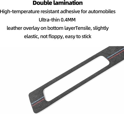 Betterhumz Car Cup Holder Panel Trim Cover for Alcantara for BMW E90 E91 E92 E93 3 Series 2005-2012 325i 320i 318i Car Copilot Passenger Decal Sticker Interior Accessories in Saudi Arabia