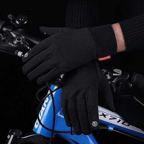 Lightweight Spandex Winter Gloves with Touchscreen Capability - Water-Resistant and Anti-Slip Grip for Outdoor Sports and Everyday Use in Saudi Arabia