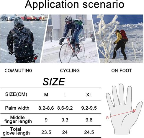 Lightweight Spandex Winter Gloves with Touchscreen Capability - Water-Resistant and Anti-Slip Grip for Outdoor Sports and Everyday Use in Saudi Arabia