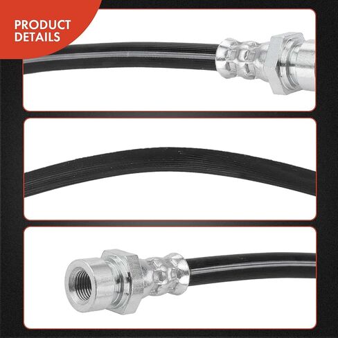 A-Premium Rear Driver or Passenger Brake Hydraulic Hose Compatible with Kia Models - Rio 2001 2002 2003 2004 2005 - Replace# 0K30A43810A in Saudi Arabia