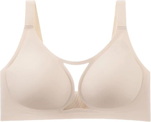 Women's Plus Size Wireless Bra Seamless Full Coverage Comfortable Tshirt Bras with Convertible Straps in Saudi Arabia