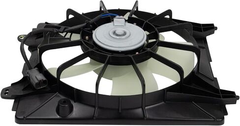 Right A/C Condenser Cooling Fan Assembly Passenger Side Compatible with 2006-2011 Honda Civic HO3120105 in Saudi Arabia
