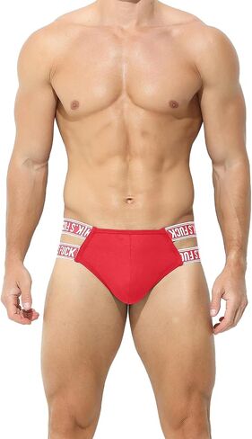 KAREN SPACE Men's Jockstrap Underwear Cotton Athletic Supporter Mens Thongs Sport Underwear Jock Strap in Kuwait
