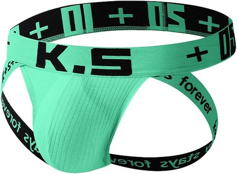 KAREN SPACE Men's Jockstrap Underwear Cotton Athletic Supporter Mens Thongs Sport Underwear Jock Strap in Kuwait