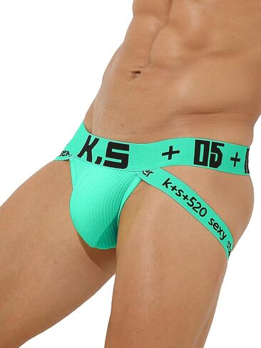KAREN SPACE Men's Jockstrap Underwear Cotton Athletic Supporter Mens Thongs Sport Underwear Jock Strap in Kuwait