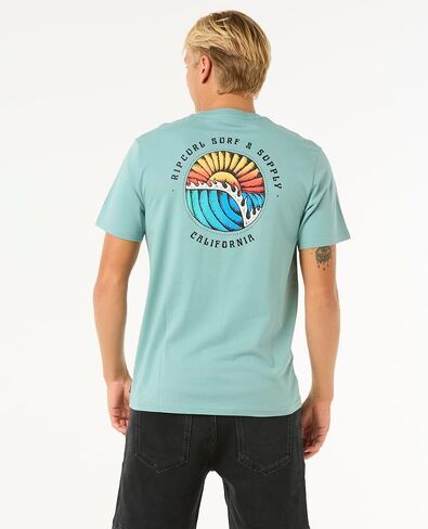 Rip Curl Men's Graphic Short Sleeve Crew Neck T-Shirt, Standard Fit in Saudi Arabia