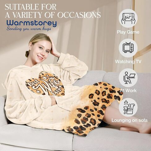 Christmas Gifts for Wife Blanket Hoodie from Husband, To My Wife Wearable Blanket, Birthday Gifts for Wife from Husband, Anniversary Wife Gift from Husband, Gifts for Her for Anniversary in Saudi Arabia