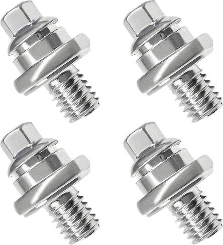 4 PCS Side Battery Terminal Bolts, 3/8"-16 Standard Battery Side Post Extender Short Stud, Side Post Battery Terminal Bolt Stud Replacement for GM Post, Car Accessories in Kuwait