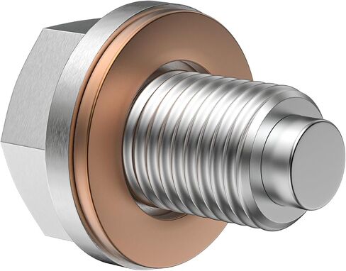 AILEO M14x1.5 Premium Stainless Steel Magnetic Oil Drain Plug – Leak-Proof Copper Crush Washer, Durable Oil Plug Replacement Fit for Honda, Acura, Ford, GM, Mazda, Hyundai, Kia & More - 1PCS in Saudi Arabia