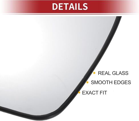 ACROPIX No.87621-3J000 Car Rearview Right Passenger Side Non-Heated Mirror Glass for Hyundai Santa Fe 2007-2012 with Backing Plate Fit Models with Turn Signal Light in Saudi Arabia