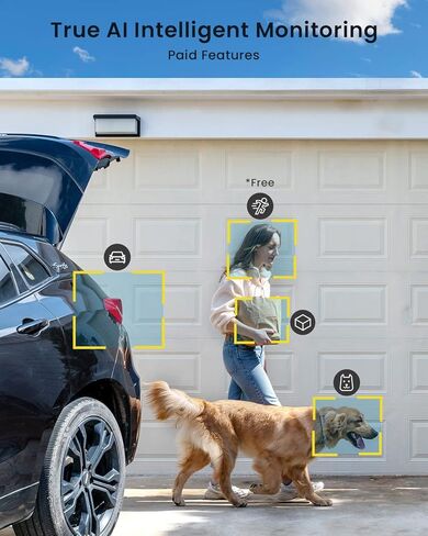 ieGeek 4G LTE Cellular Security Cameras Wireless Outdoor, 2K No WiFi Solar Cameras for Home Security System, Color Night Vision, 360°Live View,PIR Motion Sensor,2-Way Talk(with 64G SD&SIM Card) in Kuwait