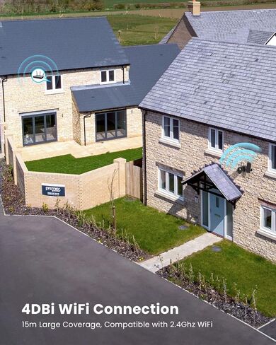 ieGeek 4G LTE Cellular Security Cameras Wireless Outdoor, 2K No WiFi Solar Cameras for Home Security System, Color Night Vision, 360°Live View,PIR Motion Sensor,2-Way Talk(with 64G SD&SIM Card) in Kuwait