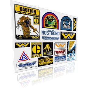 Alien - Weyland-Yutani - Nostromo Sticker Set - 17 Stickers in Saudi Arabia