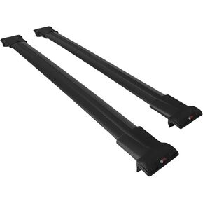 Compatible with BMW X5 (E53) 2000-2006 Fly Model Car Roof Rack Cross Bar Black Aluminium 2 Bars in Saudi Arabia