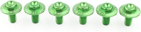 Cnfang4 Motorbike 6pcs CNC Front Fork Guard Bolts Screw Accessories for Kawasaki KX80 KX85 1998-2013, KX125/250 2005-2008, KX250F 2005-2018, KX450F 2006-2018, Green in Saudi Arabia