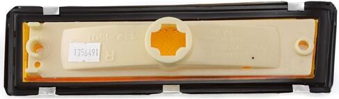 DAT AUTO PARTS Front Right Passenger Side Marker Light Assembly Corner Lamp Parking Chrome Trim Replacement For 1981-1991 GMC Suburban Amber Lens GM2551107 915558 in Saudi Arabia