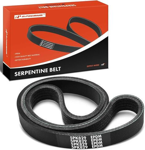 A-Premium Engine Serpentine Drive Belt Compatible with BMW E46 Series M3 2001-2006 3.2L, E36 Series Z3 2002 3.2L, Z4 2006-2008 3.2L & Jaguar XJS 1994 6.0L in Saudi Arabia