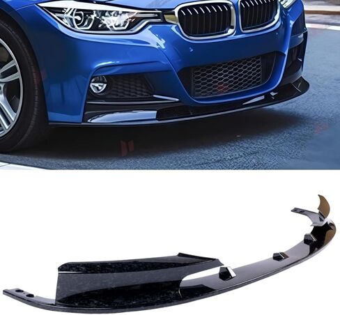 Front Bumper Lip Splitter Compatible with 2012-2018 F30 F31 Base 3 Series (M Tech/M Sport Only), Air Dam Spoiler Lower Chin 2Pcs Fits for Sedan, Protection Body Part (Carbon Fiber Pattern) in Kuwait