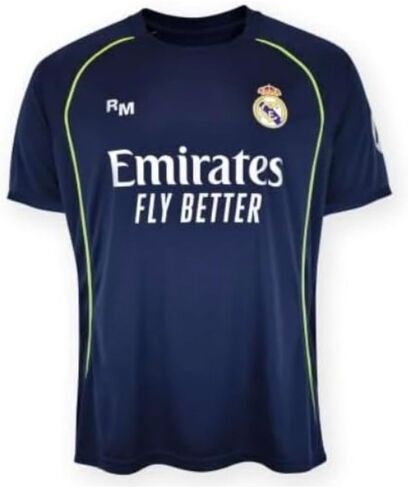 قميص ريال مدريد. قميص ريال مدريد الأساسي 25/26 بيلينجهام 5#. 100% بوليستر. قميص RM الرسمي. المجموعة الثانية. in Kuwait