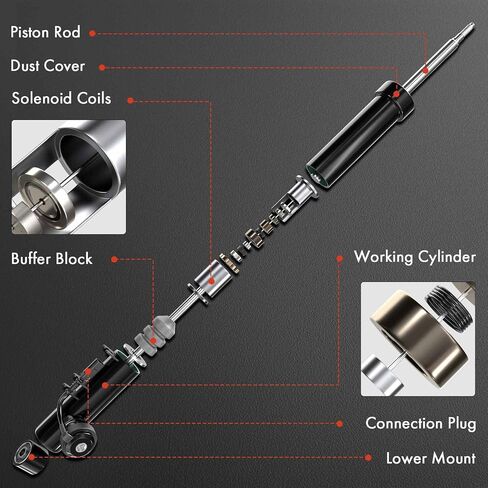 A-Premium Rear Struts Shock Absorber w/Magnetic Ride Control Compatible with Porsche Macan 2015-2018, Rear Left or Right in Saudi Arabia