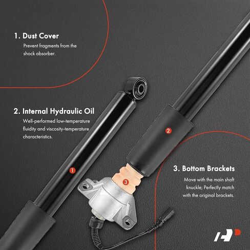 A-Premium Rear Struts Shock Absorber w/Magnetic Ride Control Compatible with Porsche Macan 2015-2018, Rear Left or Right in Saudi Arabia
