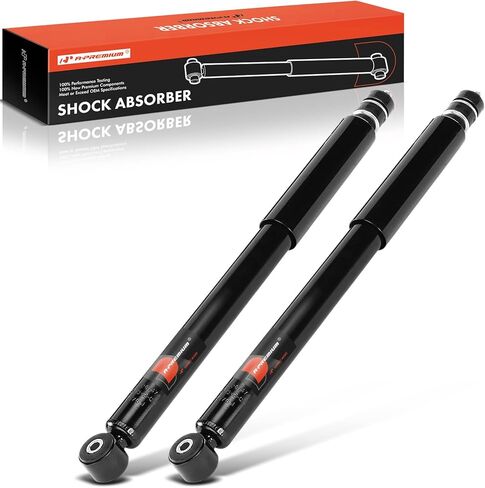 A-Premium Rear Shock Absorber Compatible with Nissan Versa 2012-2019, Versa Note 2014-2019, 2-PC Set in Saudi Arabia