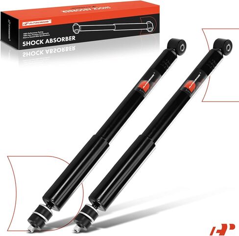 A-Premium Rear Shock Absorber Compatible with Nissan Versa 2012-2019, Versa Note 2014-2019, 2-PC Set in Saudi Arabia