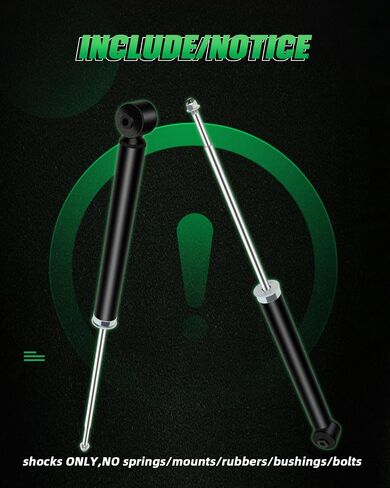 SCITOO Rear Shocks Set of 2 for Aveo, Shocks and Struts Fits 04-11 for Chevy for Aveo,06 07 08 09 for Chevy for Aveo5,2005-2008 for Pontiac for Wave,04 05 06 07 08 09 for Suzuki for Swift+ in Saudi Arabia
