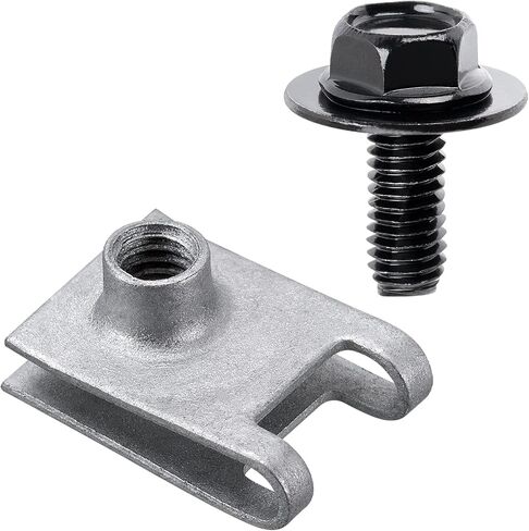 OAUTOO 20Sets M6-1mm Bumper Cover Radiator Support Retainer Under Cover & Splash Shields Bolts & U-Nuts Kit for Mazda 3 5 6 CX-3 CX-30 CX-5 CX-9 GS1E56496A 9GG600616T in Saudi Arabia