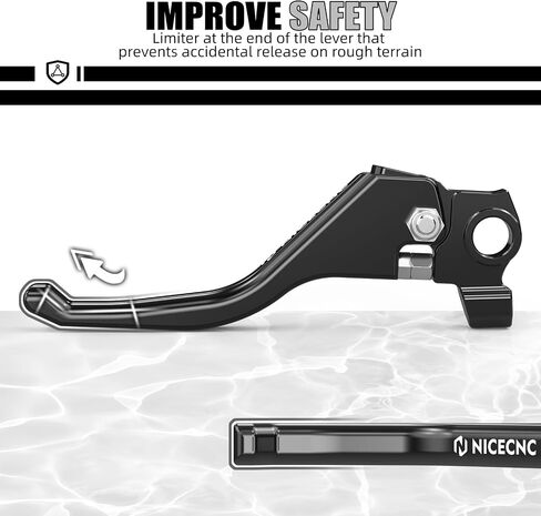 NICECNC Short Brake Lever Brake Handle Levers Compatible with 690 Enduro R SMC-R 2014-2023, Compatible with Husqvarna 701 Enduro Supermoto 2016-2024, Black in Saudi Arabia