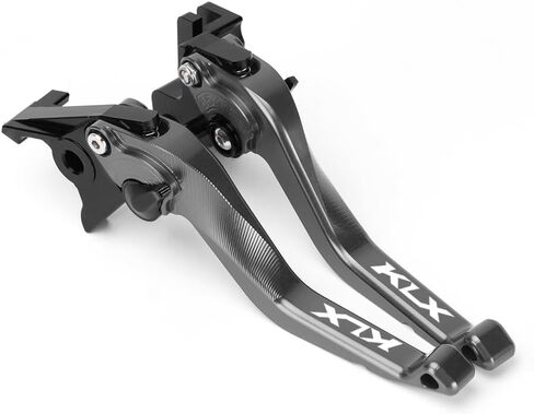 Motorcycle Short Brake Clutch Levers Compatible with KLX300 KLX300SM 2025 2024 2023 2022 2021 | Front Shorter Levers Handles KLX 300 300SM Accessories (Gray) in Saudi Arabia