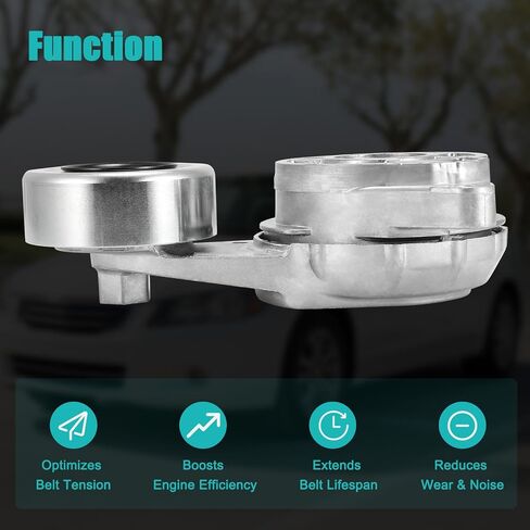 ‎39182 Belt Tensioner Assembly with Pulley (1.5L L4) For Honda Fit Hatchback 2009 2010 2011 2012 2013 31170RB0J01 31170RB0J02 in Saudi Arabia