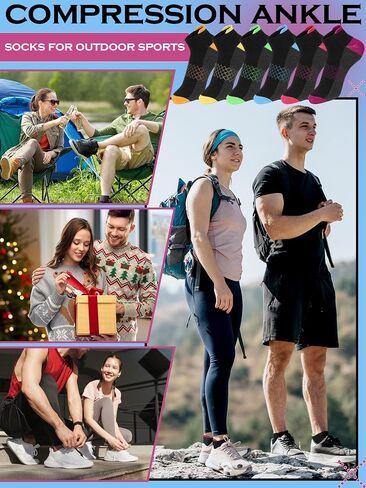 6 أزواج من الجوارب النسائية للكاحل، جوارب شتوية قطنية دافئة رياضية مبطنة مع شريط للجري الرياضي واللياقة البدنية وصالة الألعاب الرياضية، مقاس 5-9 in Saudi Arabia