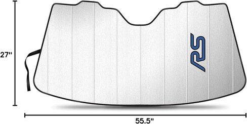 iPick Image for Ford Focus RS Universal Fit Enforced Stand-Up Auto Windshield Sun Shade at Standard Size 54"x 27.5" in Saudi Arabia