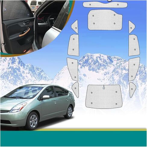 Compatible with Toyota Prius 20 MK2 XW20 2004 2005 2006 2007 2008 2009 Hatchback Sunshade Car Window Accessories Sun UV Protection SunVisor(All Windows) in Saudi Arabia