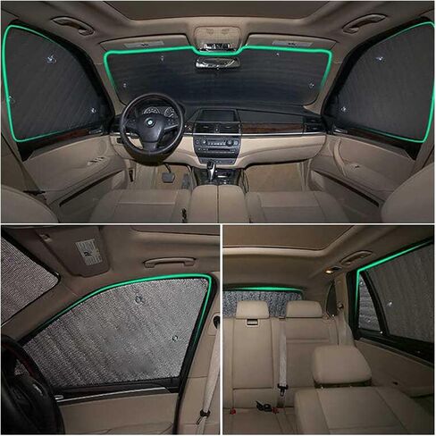Compatible with Toyota Prius 20 MK2 XW20 2004 2005 2006 2007 2008 2009 Hatchback Sunshade Car Window Accessories Sun UV Protection SunVisor(All Windows) in Saudi Arabia