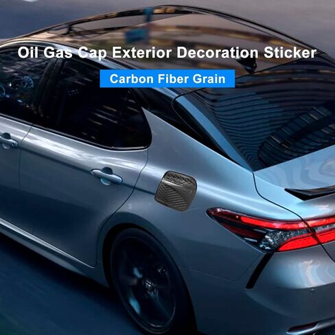 غطاء بديل لغطاء الغاز من ألياف الكربون لسيارة Toyota Camry SE LE XSE XLE Hybrid V6 TRD 2018-2022، أسود in Saudi Arabia