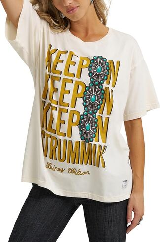 تي شيرت Wrangler Lainey Wilson Keep On Keep On in Kuwait