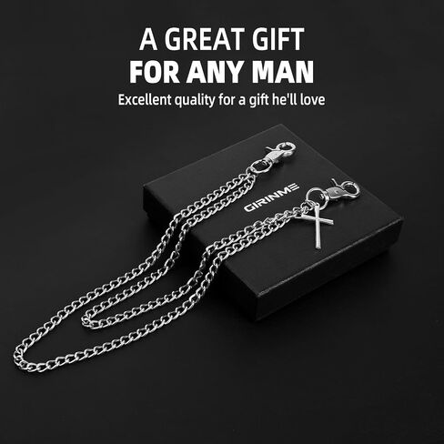 Punk Wallet Chain with Rivets – Biker Chain Keychain for Men & Women, Hip Hop Jeans & Trouser Chain in Saudi Arabia
