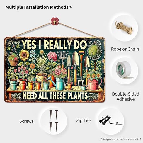ديكور كوتيجكور داكن لعلامة القصدير العقلية العتيقة للغرفة إذا كان الفطر يمكن أن ينمو من خلال القرف، يمكنك أيضًا علامات لغرفة النوم، علامة تين مضحكة ديكور جدار كوتيجكور داكن لتزيين حمام المطبخ، 8 × 12 بوصة in Kuwait